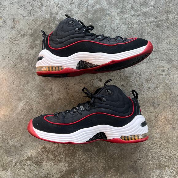 Nike Air Penny 2 II Miami Heat Black White Red 333886-002 Men\'s Size 10.5 2016 main image 3